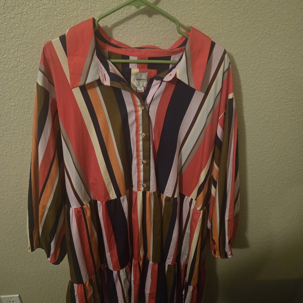 Striped Multicolor Bettina Dress - Picture 2 of 2